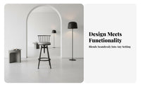 Adjustable Swivel Stool with Backrest Heavy-Duty Frame Adjustable Swivel Stool