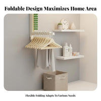 Folding surfaceMounted Clothes Hanger Foldable Design for Bathroom, Families