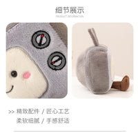 创意趣味收音机公仔毛绒玩具电视机玩偶家居装饰儿童安抚布偶娃娃