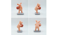 Resin Pig Figurine with Basketball Cute Pig Figurine Small Ornament Funny for Collectors