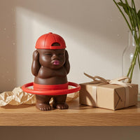 Desktop Figurine Plastic Hoop Figurine Cartoon Shape