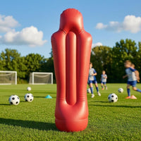 Inflatable Dummy Wall with Air Valves Valves Soccer Training Dummy Wear-Resistant for Practice Exercises