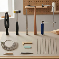 18 Pieces Jewelry Tool Kit Comprehensive Band Sizing Kit Finger Size Gauge for Jewelers, Crafters, Bench Work