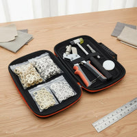 200 Sets 10mm Eyelet Kit Double Color Eyelet Punch Tool Set Includes Washers Grommet Pliers Kit for Tarp Repair, Bag Making