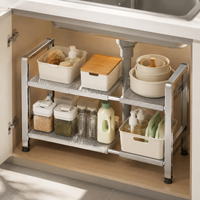 under-sink storage rack