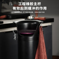 商用大容量拼接粉高渣桶咖啡机废渣盒立式长筒形粉渣盒吧台敲渣盒
