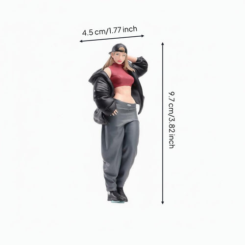 Diorama People Models Realistic Details Diorama Figure Resin Material Small-Scale Decor for Collecting