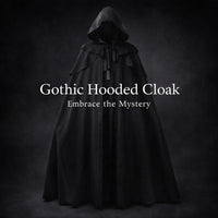 Fancy Dress Hooded Cape, Gothic Hooded Cloak Polyester, Halloween Party Hooded C #variant:S