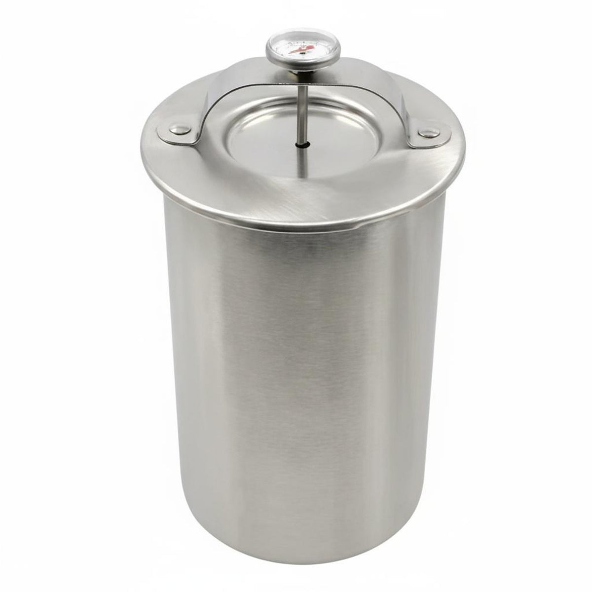 Compressing Coil Design Meat Press with Thermometer Rust-Resistant Stainless Steel Ham Press Easy to Clean