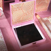 Plush jewelry box for keepsakes