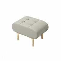 Upholstered Ottoman Modern Minimalist Design cumulus-inspiredShaped Ottoman for Homeowners