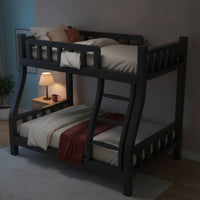 Metal Bunk Bed Space-Saving Bunk Bed with Ladder No Box Spring Needed Furniture for Teens, Students, Shared Bedrooms, Dorm Rooms, Compact Apartments