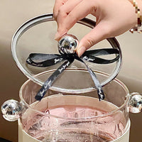 Large Capacity Glass Drink Dispenser with Spigot High Temperature Resistant Glass Drink Dispenser Fruit Infuser Cold Brew Jar with Tap Wide Mouth Design for Refrigerator, Home, Parties