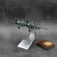 1:100 Scale Model Airplane Die-  WW2 Fighter Aircraft Model Detailed Finish Collectible for Collectors, Desk