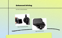 12V waterproof car horn