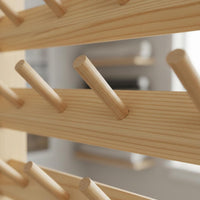 Sewing Thread Rack Space Saving Folding Spool Rack Multi Slot for Craft Room
