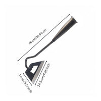 Hollow Hoe Manganese Steel Weeder Rust Resistant Long Handle Weeder for Gardeners, Vegetable Garden, Flower Beds