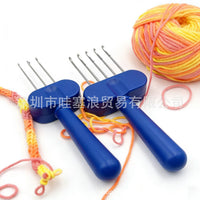 Multi-head DIY Yarn Knitting Tool, Plastic Manual Braiding Tool
