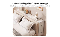 Space-Saving Narrow Bed Crevice Cabinet Multi-Functional Narrow Nightstand Modern Design Bedroom Storage Accessible Shelf Reach for Apartment Dwellers, Homeowners, Students, Small Areas, Dorm Room, Office