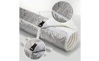 A C Pipe Wrap with Buckle Adjustable A C Hose Insulation Sleeve Universal Fit