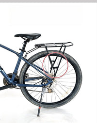 Solid Metal Rear Bike Rack for Mountain Bikes, Heavy-Duty Luggage Carrier