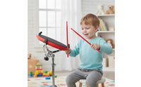 Drum Training Pad with Drumsticks Low-Noise Drum Practice Pad with Sticks Responsive Percussion for Pre-Practice