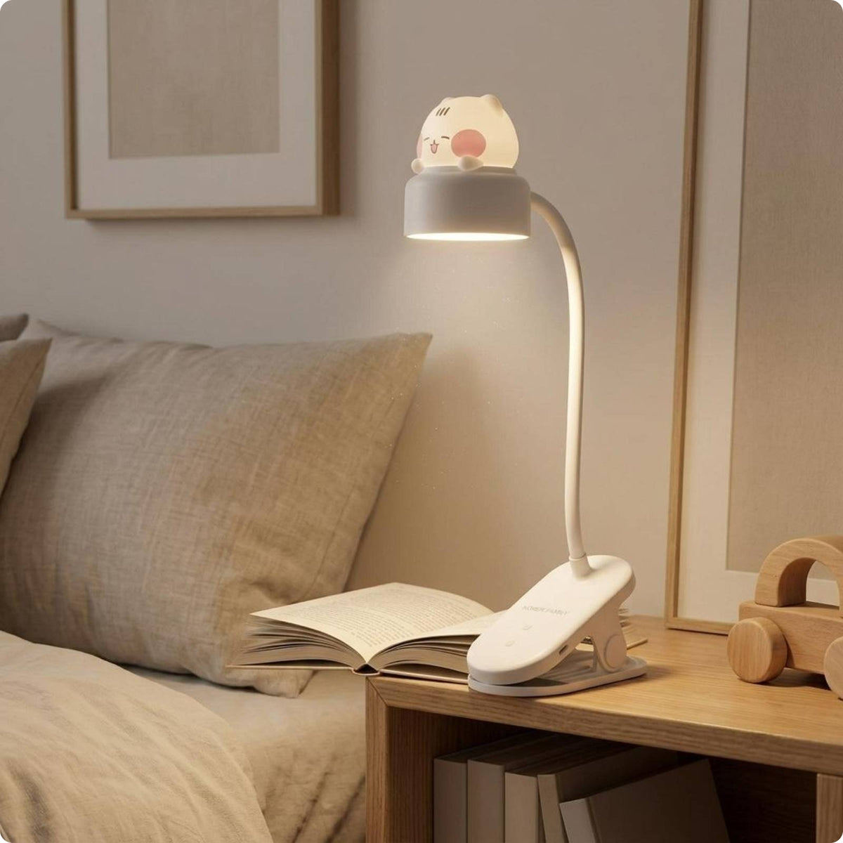 Cartoon Pet Lamp USB-C Charging Adjustable Desk Light Built-in Battery