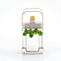 Wide-Mouth Drink Dispenser with Tap Transparent Fridge Water Jug with Spout Food-Grade Water Container with Spout Leak-Resistant for Families