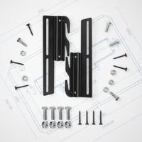 2 Pieces Bolt on to Hook on Adapter Adjustable Hook on Bed Rail Bracket