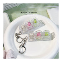ADHD Focus Stress Relief Keychain with 3-Key Multi-Axis Switch Tester