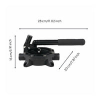 Manual Diaphragm Pump Aluminum Handle Lifeboat Sewage Pump Portable for Boaters