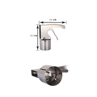 Lever Ice Cream Scoop Silver Gray Kitchen Tool Long-Lasting
