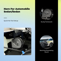 12V waterproof car horn universal