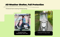 Waterproof scooter cover, universal fit