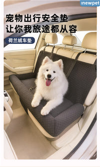 Car Dog Bed for Travel with Safety Seat