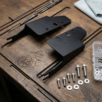No-Cut Trunk Bracket Bolt-on Trunk Frame Bracket Easy Installation Mounting Plate Long-Lasting for Motorcycle Riders, Commuters, Daily Commuting