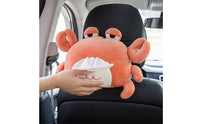 Car Tissue Holder with Strap Soft Tissue Dispenser for Passengers