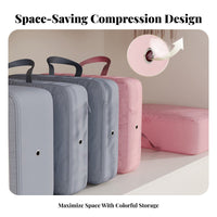 Zipper Compression Pouch Sturdy Zipper Compression Bag Set Washable for Closet