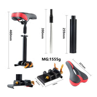 Electric Scooter Seat Aluminum Alloy Mobility Accessory Portable