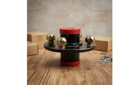 Tricycle Wheel Hub with Fasteners Front Wheel Hub Compact Hardware for Mechanics, Riders