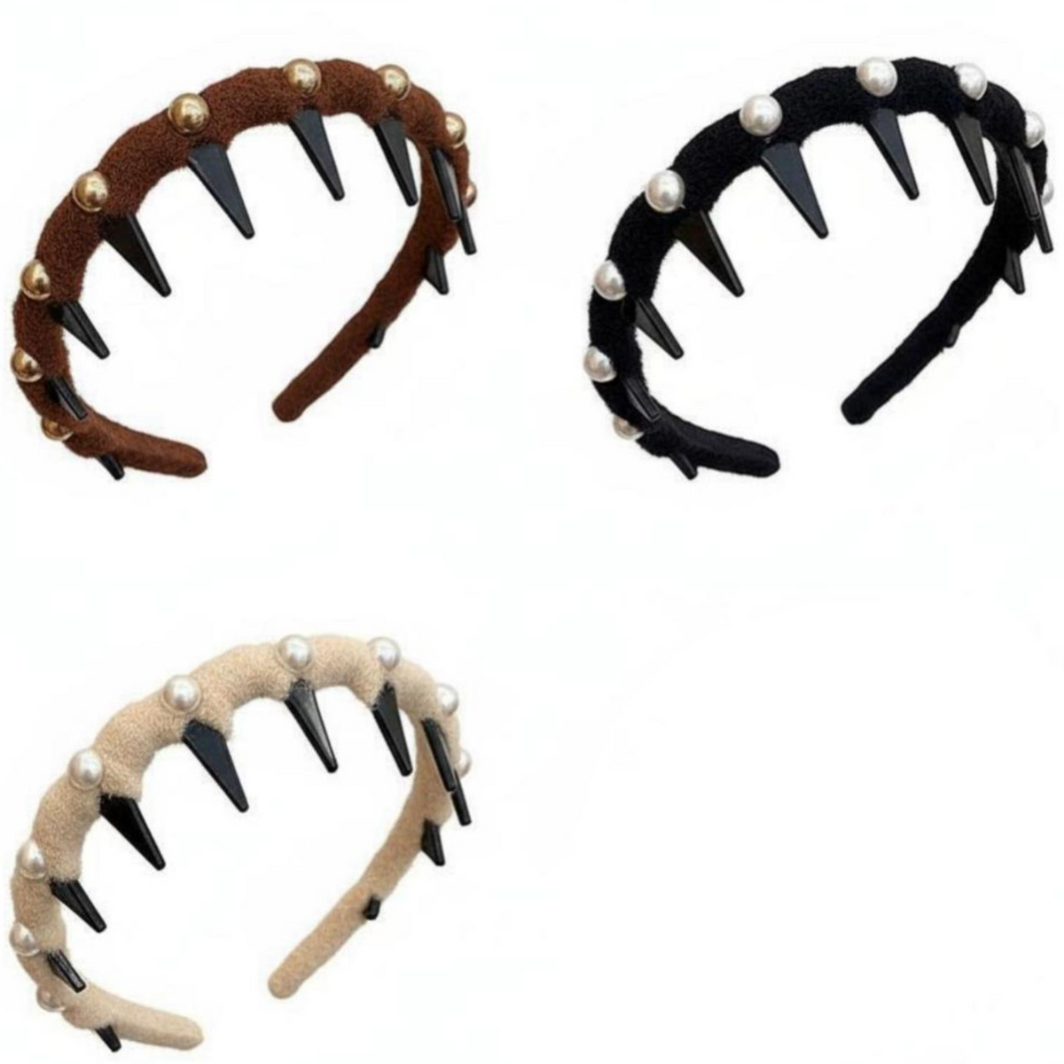 Plush Crystal Headband, Soft, Thin, Party, Spa, Stylish