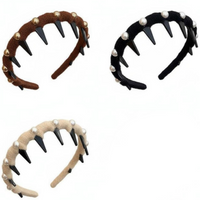Plush Crystal Headband, Soft, Thin, Party, Spa, Stylish