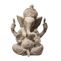 Hindu Figurine Seated Hindu Figurine Statue Decorative for Altar, Desk, Shelf