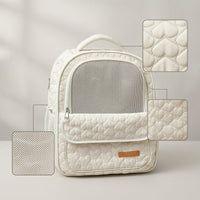 Cat Carrier Backpack Breathable Pet Backpack Carrier Comfortable Covered Pet Bag for Veterinarian Visits