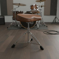 Saddle Drum Throne Thickened Cushion Adjustable Drummer Seat for Percussionists