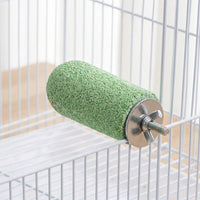 Parrot Perch Standing with Irregular Wavy Shape, Sanding Stone gnaw Toy for Grinding Claws and Beak, Bird Cage Perch Stand for Cockatiels