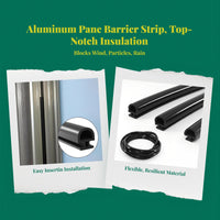 Aluminum door gasket, soundproof