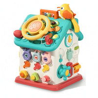 Interactive Busy House Multifunctional Busy Board House Tabletop Basic Life Skills for Toddlers