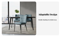 Upholstered Side Chair Ergonomic Design Dining Room Furniture Easy Assembly