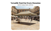 Foldable Outdoor Market Stall Portable Four-Legged Sun Shelter Waterproof Quick-Setup Canopy Protection for Street Vendors, Small Business Owners, Families, Parties, Picnics, Backyard, Camping